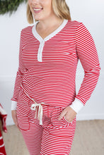 Load image into Gallery viewer, Candy Cane Pajama Set