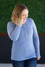 Load image into Gallery viewer, Georgia Long Sleeve Top - Dusty Blue