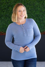 Load image into Gallery viewer, Georgia Long Sleeve Top - Dusty Blue