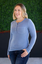 Load image into Gallery viewer, Georgia Long Sleeve Top - Dusty Blue