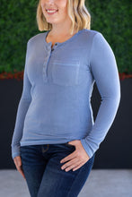 Load image into Gallery viewer, Georgia Long Sleeve Top - Dusty Blue
