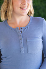 Load image into Gallery viewer, Georgia Long Sleeve Top - Dusty Blue