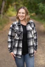 Load image into Gallery viewer, Norah Plaid Shacket - Ivory and Black