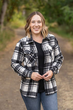 Load image into Gallery viewer, Norah Plaid Shacket - Ivory and Black