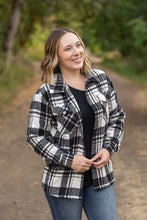Load image into Gallery viewer, Norah Plaid Shacket - Ivory and Black
