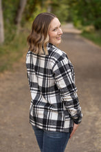 Load image into Gallery viewer, Norah Plaid Shacket - Ivory and Black