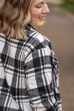 Load image into Gallery viewer, Norah Plaid Shacket - Ivory and Black