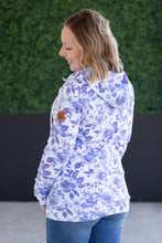 Load image into Gallery viewer, HalfZip Hoodie - Sapphire Floral