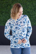 Load image into Gallery viewer, Blair Long Sleeve Top - Sapphire Floral
