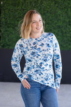 Load image into Gallery viewer, Blair Long Sleeve Top - Sapphire Floral