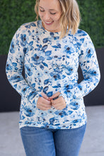 Load image into Gallery viewer, Blair Long Sleeve Top - Sapphire Floral