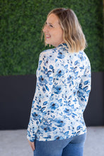 Load image into Gallery viewer, Blair Long Sleeve Top - Sapphire Floral