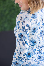 Load image into Gallery viewer, Blair Long Sleeve Top - Sapphire Floral