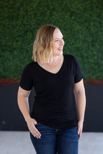 Load image into Gallery viewer, Chloe Cozy Tee - Black