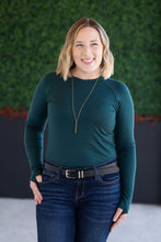 Load image into Gallery viewer, Blair Long Sleeve Top - Hunter Green