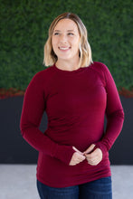 Load image into Gallery viewer, Blair Long Sleeve Top - Burgundy