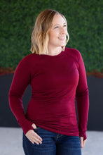 Load image into Gallery viewer, Blair Long Sleeve Top - Burgundy