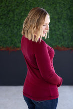 Load image into Gallery viewer, Blair Long Sleeve Top - Burgundy