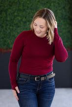 Load image into Gallery viewer, Blair Long Sleeve Top - Burgundy