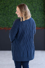 Load image into Gallery viewer, Brooks Button Sweater Cardigan - Navy