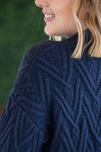 Load image into Gallery viewer, Brooks Button Sweater Cardigan - Navy