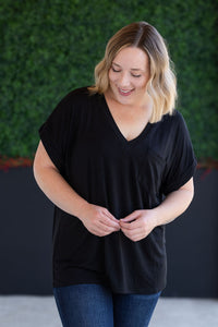 Sierra Pocket Top - Black