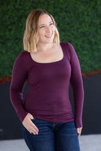 Load image into Gallery viewer, Alyssa Long Sleeve Top - Plum