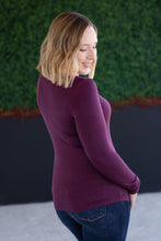 Load image into Gallery viewer, Alyssa Long Sleeve Top - Plum