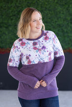 Load image into Gallery viewer, Natalie Pullover - Burgundy Bloom and Plum