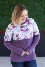 Load image into Gallery viewer, Natalie Pullover - Burgundy Bloom and Plum