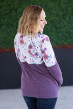 Load image into Gallery viewer, Natalie Pullover - Burgundy Bloom and Plum