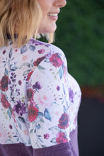 Load image into Gallery viewer, Natalie Pullover - Burgundy Bloom and Plum