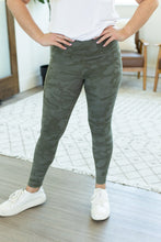 Load image into Gallery viewer, Athleisure Leggings - Olive Camo