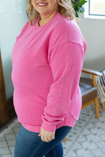 Load image into Gallery viewer, Vintage Wash Pullover - Hot Pink
