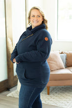 Load image into Gallery viewer, Classic ZipCowl Sweatshirt - Navy