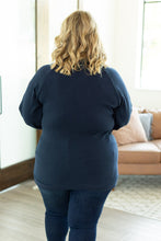 Load image into Gallery viewer, Classic ZipCowl Sweatshirt - Navy