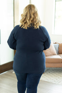 Classic ZipCowl Sweatshirt - Navy