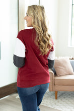 Load image into Gallery viewer, Varsity Pullover - Burgundy