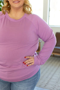 Kayla Lightweight Pullover - Purple