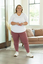 Load image into Gallery viewer, Athleisure Leggings - Berry Leopard