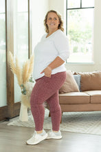 Load image into Gallery viewer, Athleisure Leggings - Berry Leopard