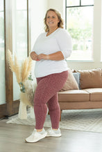 Load image into Gallery viewer, Athleisure Leggings - Berry Leopard