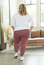 Load image into Gallery viewer, Athleisure Leggings - Berry Leopard