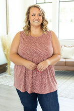Load image into Gallery viewer, Ruffle Tank - Rose Dash