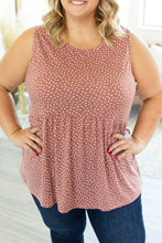 Load image into Gallery viewer, Ruffle Tank - Rose Dash