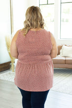 Load image into Gallery viewer, Ruffle Tank - Rose Dash