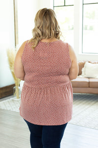 Ruffle Tank - Rose Dash