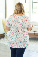 Load image into Gallery viewer, Sarah Ruffle Top - Ivory Floral