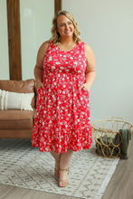 Load image into Gallery viewer, Bailey Dress - Red Floral