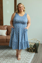Load image into Gallery viewer, Bailey Dress - Denim Blue Floral